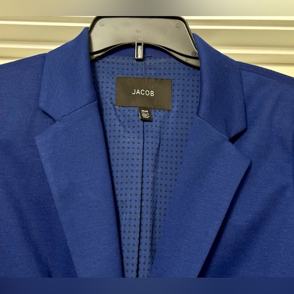 Jacob Royal Blue Fitted Blazer Size M - Picture 3 of 11